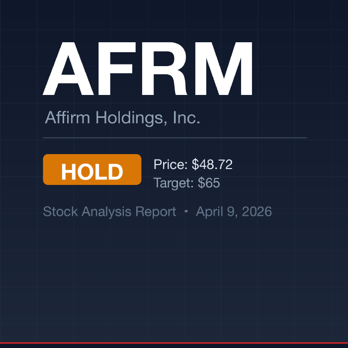 AFRM (Affirm) Stock Analysis: Hold at $49 | $65 Target