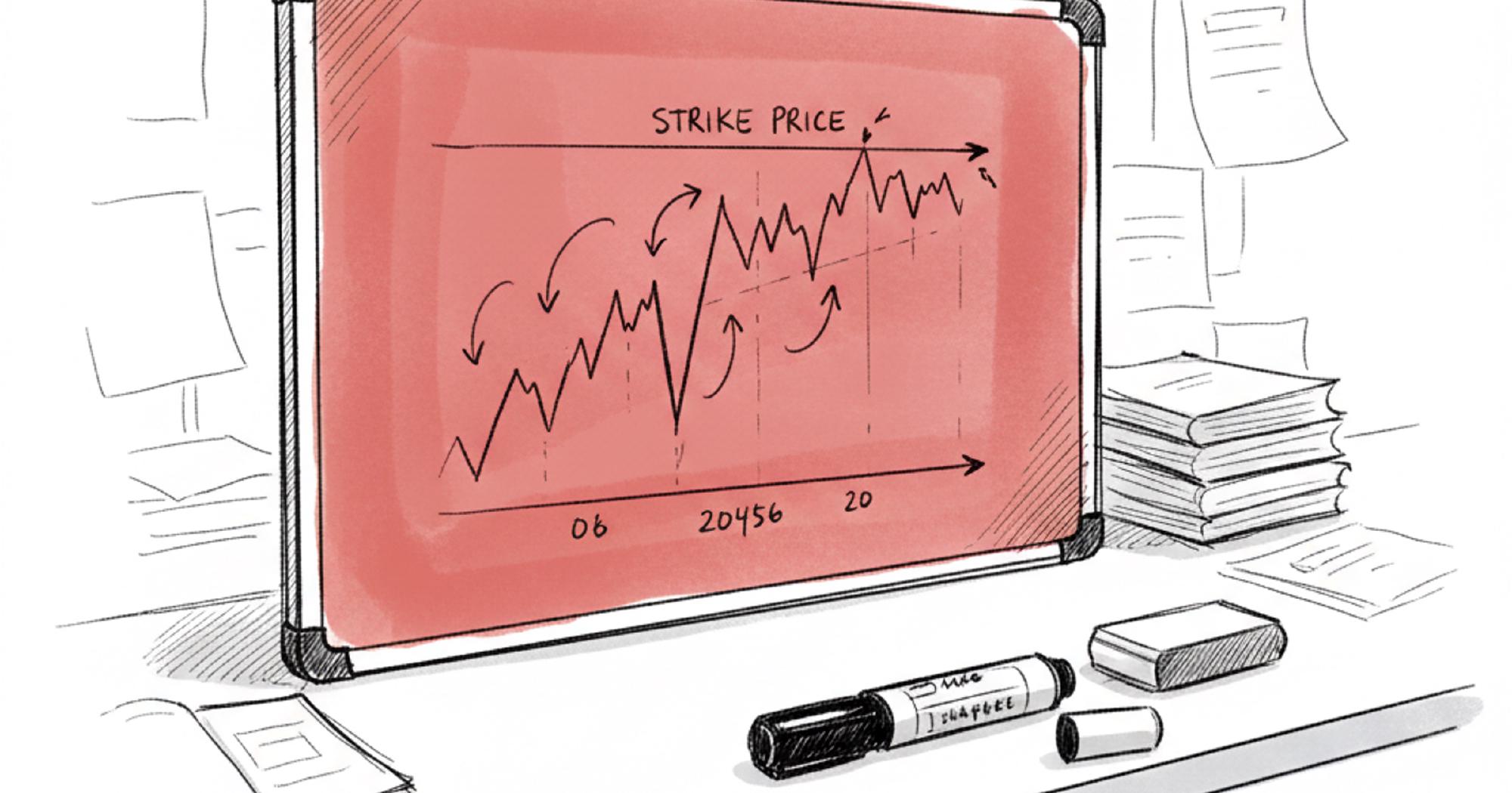 Covered call strategy diagram showing how selling a call option against owned shares generates premium income
