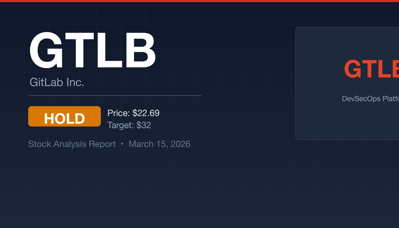 GitLab GTLB stock analysis report - HOLD at $22.69 with $32 target price