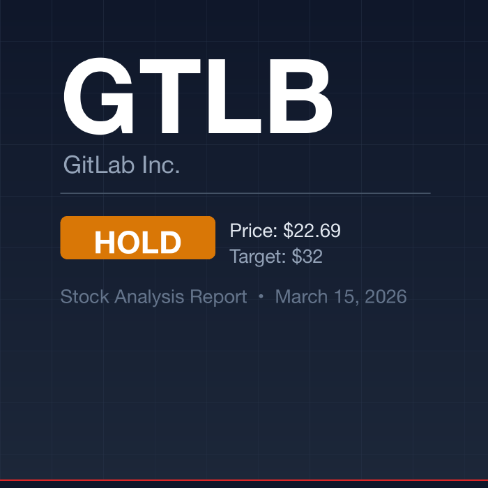 GTLB Stock Analysis: Hold at $22.69 | $32 Target