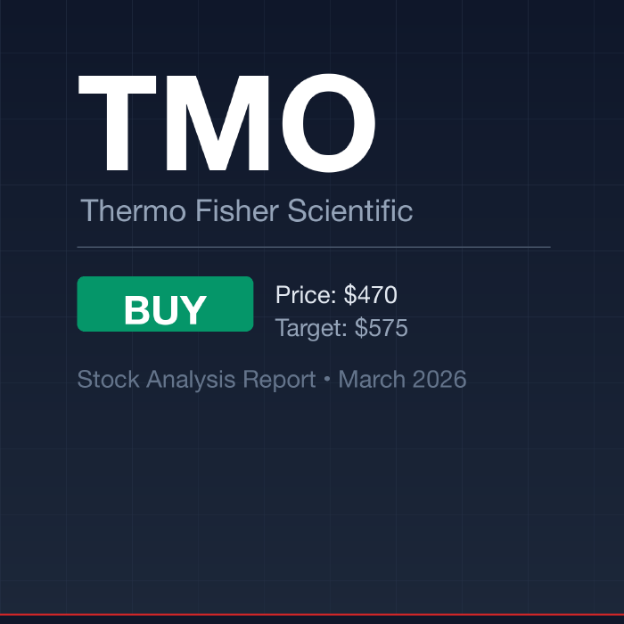 TMO (Thermo Fisher) Stock Analysis: Buy at $470 | $575 Target