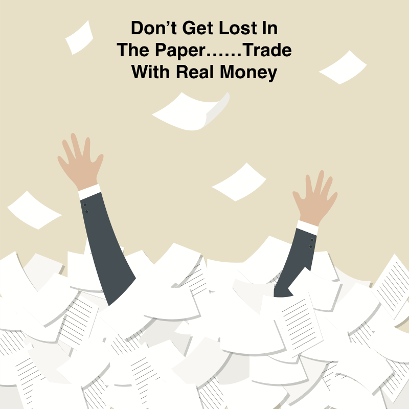 Use Real Money When Paper Trading Options
